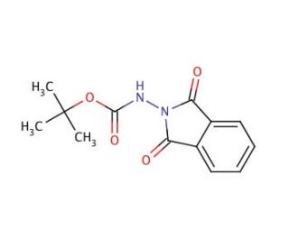 N-(Boc-amino)phthalimide (CAS 34387-89-8) - chemical structure image