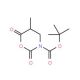 N-Boc-beta-alanine-alpha-methyl-N-carboxyanhydride (CAS 357610-32-3) - chemical structure image