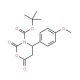 N-Boc-beta-alanine-beta-4′-methoxyphenyl-N-carboxyanhydride (CAS 886362-61-4) - chemical structure image