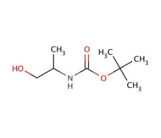 N-Boc-DL-2-amino-1-propanol (CAS 147252-84-4) - chemical structure image