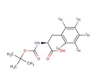 N-Boc-L-phenyl-d5-alanine (CAS 121695-40-7) - chemical structure image