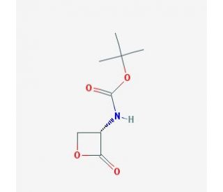 N-Boc L-Serine &beta;-Lactone (CAS 98541-64-1) - chemical structure image
