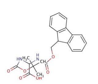N-Boc-N&prime;-Fmoc-diaminoacetic acid (CAS 176039-39-7) - chemical structure image