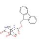 N-Boc-N′-Fmoc-diaminoacetic acid (CAS 176039-39-7) - chemical structure image