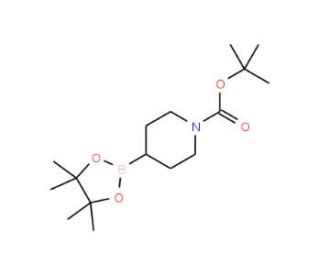 N-Boc-piperidine-4-boronic acid pinacol ester (CAS 1048970-17-7) - chemical structure image