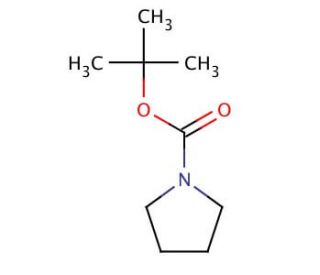 N-Boc-pyrrolidine (CAS 86953-79-9) - chemical structure image