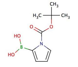 N-Boc-pyrryl-boronic Acid (CAS 135884-31-0) - chemical structure image