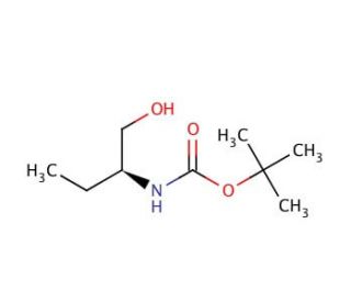 N-Boc-(S)-(&minus;)-2-amino-1-butanol (CAS 150736-72-4) - chemical structure image