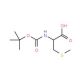 N-Boc-S-methyl-L-cysteine (CAS 16947-80-1) - chemical structure image