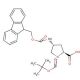 N-Boc-trans-4-N-Fmoc-amino-L-proline (CAS 176486-63-8) - chemical structure image