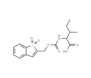 N-Bsmoc-L-isoleucine (CAS 197245-22-0) - chemical structure image