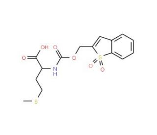 N-Bsmoc-L-methionine (CAS 197245-29-7) - chemical structure image