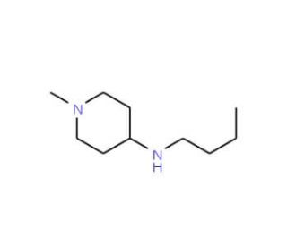 N-Butyl-1-methylpiperidin-4-amine - chemical structure image