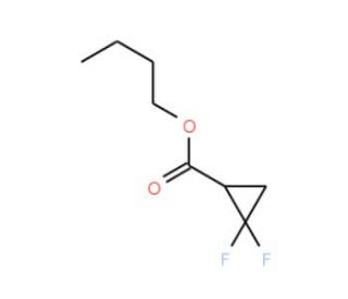 n-Butyl 2,2-Difluorocyclopropanecarboxylate (CAS 260352-79-2) - chemical structure image