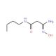 N-Butyl-2-(N-hydroxycarbamimidoyl)-acetamide - chemical structure image