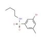 N-Butyl 3-bromo-5-methylbenzenesulfonamide (CAS 1020252-93-0) - chemical structure image