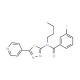 N-Butyl-3-fluoro-N-(5-pyridin-4-yl-[1,3,4]-thiadiazol-2-yl)-benzamide - chemical structure image