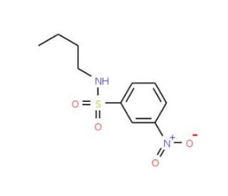 N-Butyl 3-nitrobenzenesulfonamide (CAS 89840-72-2) - chemical structure image