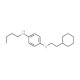 N-Butyl-4-(2-cyclohexylethoxy)aniline - chemical structure image