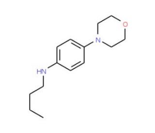 N-butyl-4-(morpholin-4-yl)aniline - chemical structure image