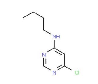 N-Butyl-6-chloropyrimidin-4-amine (CAS 26423-00-7) - chemical structure image