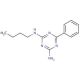 N-Butyl-6-phenyl-1,3,5-triazine-2,4-diamine - chemical structure image