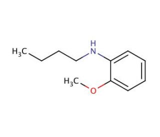 N-Butyl-N-(2-methoxyphenyl)amine - chemical structure image