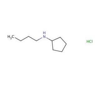 N-Butyl-N-cyclopentylamine hydrochloride - chemical structure image