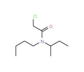 N-butyl-N-(sec-butyl)-2-chloroacetamide - chemical structure image