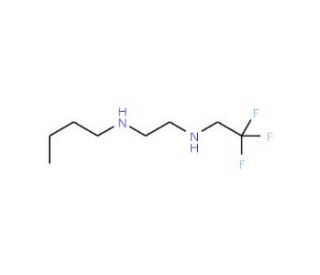 N-Butyl-N&prime;-2,2,2-trifluoroethyl ethylenediamine - chemical structure image