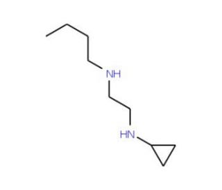 N-Butyl-N&prime;-cyclopropyl ethylenediamine - chemical structure image