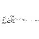 N-Butyldeoxymannojirimycin, Hydrochloride (CAS 355012-88-3) - chemical structure image