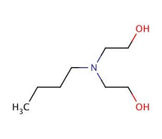N-Butyldiethanolamine (CAS 102-79-4) - chemical structure image