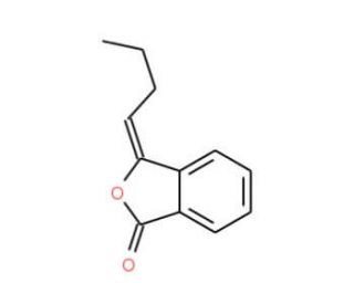n-Butylidenephthalide, (E)+(Z) (CAS 551-08-6) - chemical structure image