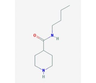 N-butylpiperidine-4-carboxamide (CAS 73415-55-1) - chemical structure image