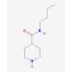 N-butylpiperidine-4-carboxamide (CAS 73415-55-1) - chemical structure image