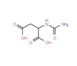 N-Carbamoyl-DL-aspartic acid (CAS 923-37-5) - chemical structure image