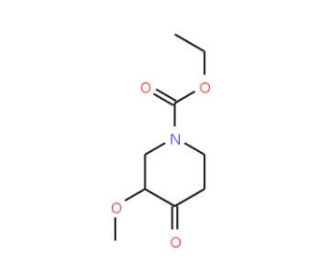 N-Carbethoxy-3-methoxy-4-piperidone (CAS 83863-72-3) - chemical structure image