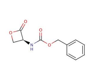 N-Carbobenzyloxy-L-serine &beta;-Lactone (CAS 26054-60-4) - chemical structure image