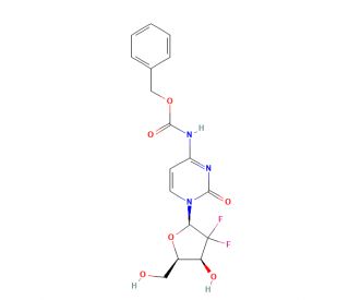N-Carboxybenzyl Gemcitabine (CAS 138685-83-3) - chemical structure image