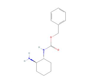 N-Cbz-(1R,2R)-(&minus;)-Diaminocyclohexane (CAS 142350-85-4) - chemical structure image