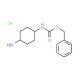 N-Cbz-trans-1,4-cyclohexanediamine hydrochloride - chemical structure image