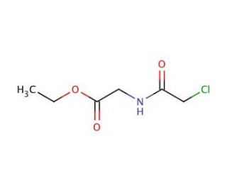 N-(Chloroacetyl)glycine ethyl ester (CAS 41602-50-0) - chemical structure image