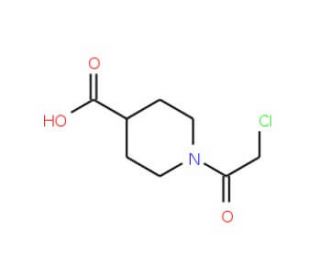 N-Chloroacetylisonipecotic acid (CAS 318280-69-2) - chemical structure image