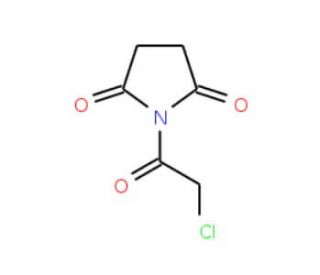 N-Chloroacetylsuccinimide (CAS 38766-10-8) - chemical structure image