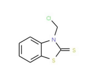 N-Chloromethyl-benzothiazole-2-thione (CAS 41526-42-5) - chemical structure image