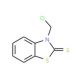 N-Chloromethyl-benzothiazole-2-thione (CAS 41526-42-5) - chemical structure image