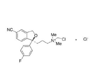 N-Chloromethyl (S)-Citalopram Chloride - chemical structure image