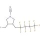 N-Cyano-3-(iodomethyl)-4-(1H,1H-nonafluoropentyl)-pyrrolidine (CAS 231285-91-9) - chemical structure image