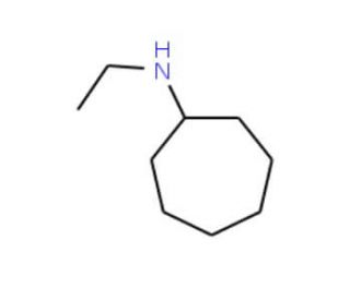 N-Cycloheptyl-N-ethylamine (CAS 45806-60-8) - chemical structure image